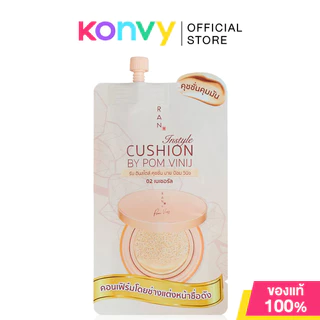 RAN COSMETIC Instyle Cushion By Pomvinij 7g รัน คอสเมติก คุชชั่นชนิดซองพกพาสะดวก