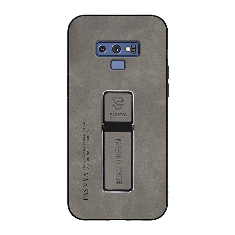 สําหรับ Samsung Galaxy Note 9 เคสโทรศัพท์หนังกลับหนังแกะหรูหราพร้อมที่ยึดในรถยนต์แบบแม่เหล็กมัลติฟังก์ชั่น