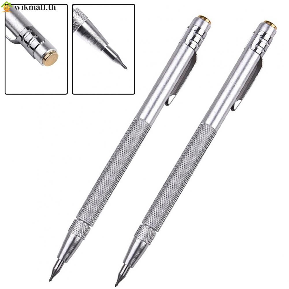 【WIK】Durable Tungsten Carbide Tip Scriber Pen for Engraving on Tough Materials 2 Pack