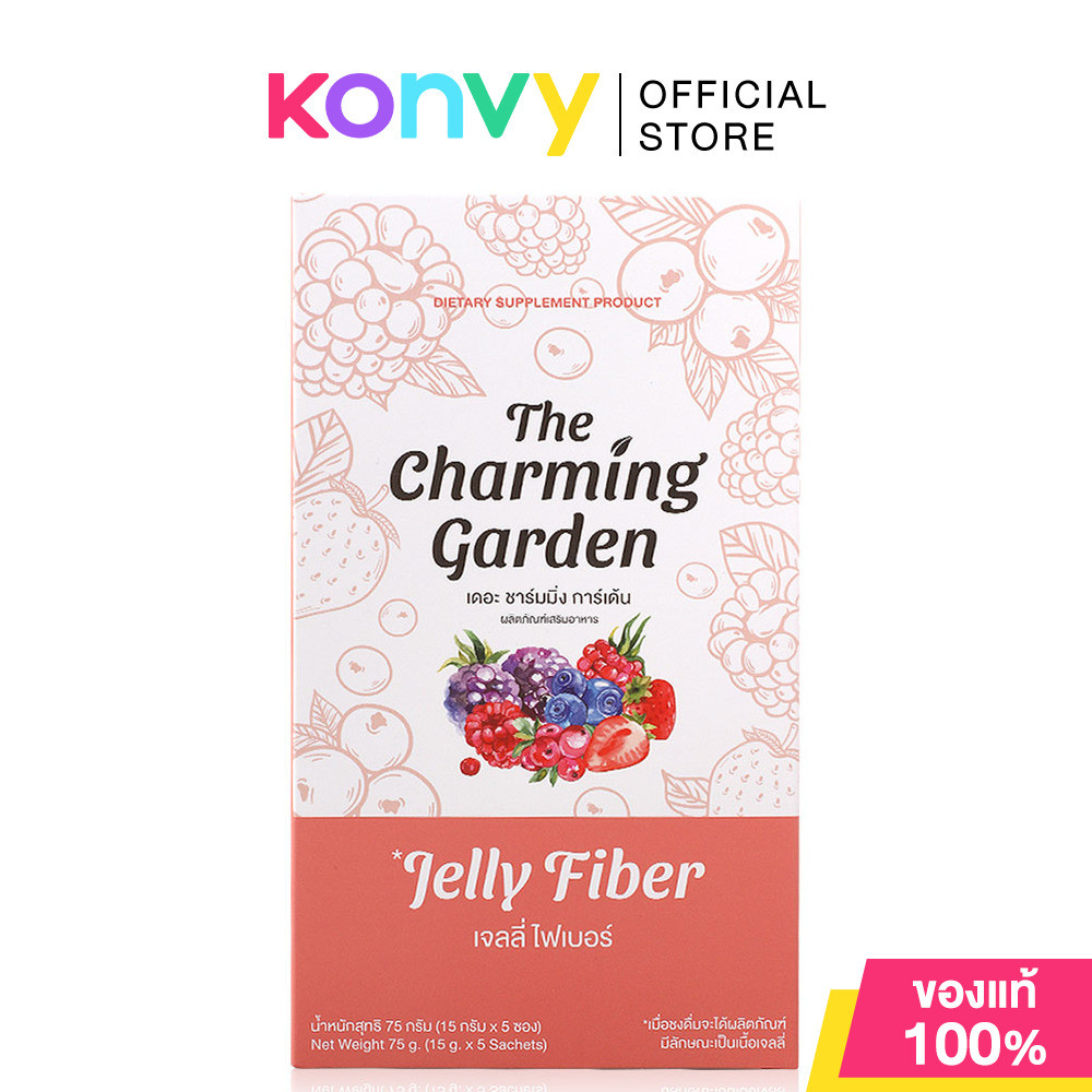 The Charming Garden Jelly Fiber-Dietary Supplement [15g x 5 Sachets].