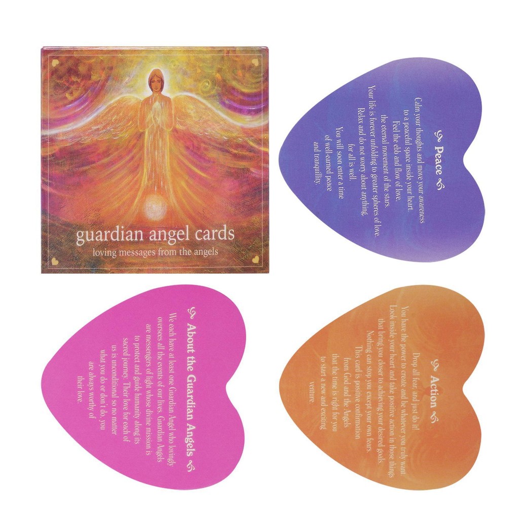 Angel Tarot Cards Tabletop Cards 50 การ์ดบอร์ดเล่นตารางเกม verasath