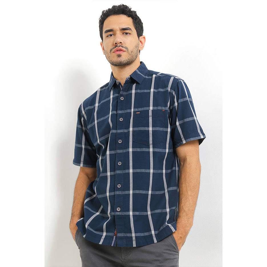KEMEJA Cardinal เสื้อเชิ้ตแขนสั้นผู้ชาย E1688P02H