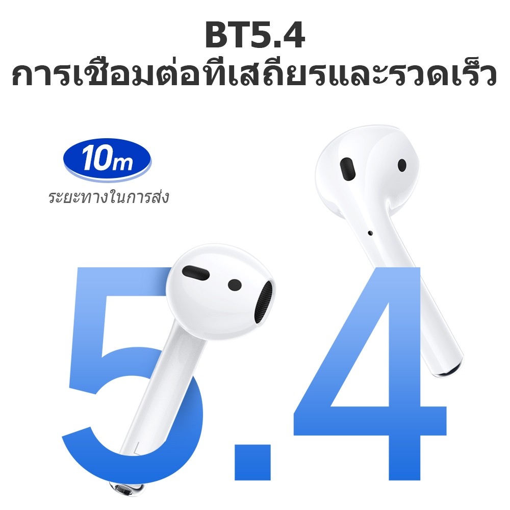 HOCO HK69 หูฟังไร้สาย TWS บลูทูธ 5.4 แบตอึด 7 ชม. เชื่อมต่อเร็ว ไมค์ในตัว HiFi Audio รองรับ iOS, Android หูฟังบลูทธ hc7