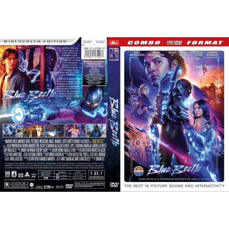 BLUE BEETLE MOVIE CASSETTE 2023