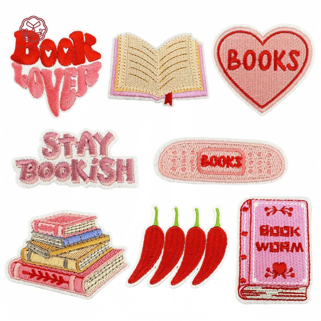 Pro Patch Store Book Graffiti Series DIY เย็บปักถักร้อยแพทช์สําหรับสติกเกอร์เย็บปักถักร้อยแพทช์สําหรับเสื้อผ้าป้ายสติกเกอร์