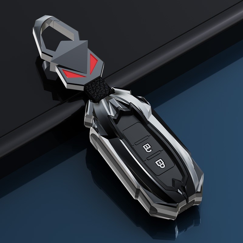 ฝาครอบกุญแจรีโมทรถยนต์โลหะผสมสังกะสี Mitsubishi Xpander Pajero Mirage G4 Triton Pander Lancer ฝาครอบเคสกุญแจ