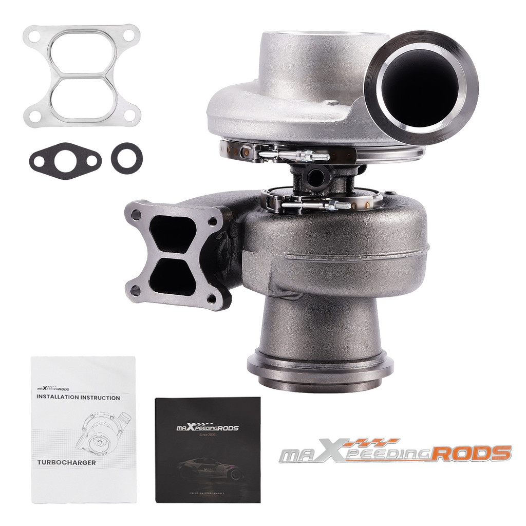 Maxpeedngrods HX55 Billet Turbo charger สําหรับ Cummins ISX1 & ISX Signature 450 Twin-Scroll