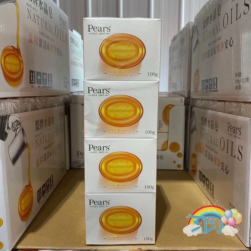 Sulfur SOAP Costco ซื้อนำเข้าจากอังกฤษ pears ยี่ห้อสาลี่สีเหลืองอำพันน้ำมันหอมระเหยส้มสบู่คริสตัลสบู