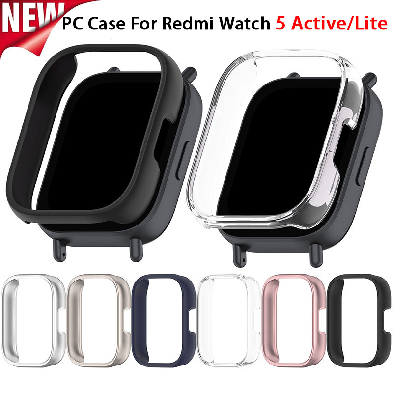 เคสพีซี เข้ากันได้กับ Xiaomi Redmi Watch 5 Active Matte Cover ป้องกัน Hollow กันชนสําหรับ Redmi Watch 5 Lite อุปกรณ์เสริมสมาร์ทวอทช์