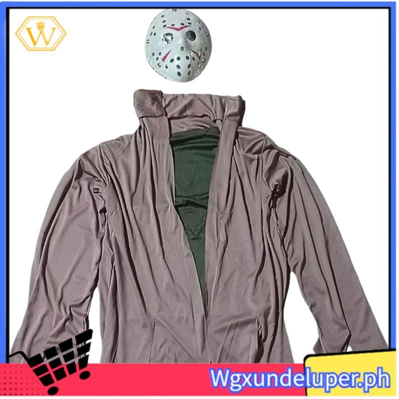 WRubies Friday the 13th Jason Adult Costume,สยองขวัญตัวละครเครื่องแต่งกาย,ฮาโลวีนผู้ใหญ่เครื่องแต่งก