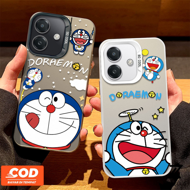 Case สำหรับ Samsung A55 A54 A53 A06 A52 A34 A33 A25 A24 M34 A05 A14 A12 a05s A16 s22ultra s23fe โดราเอมอนแบบบูรณาการกันกระแทก TPU กรณีโทรศัพท์มือถือ