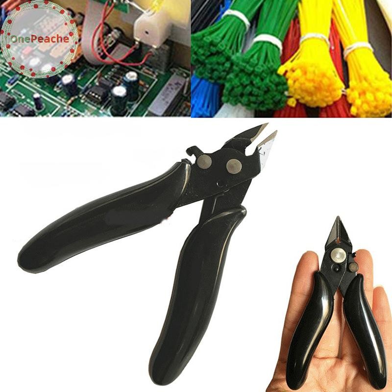 Onepeache 3.5 นิ้ว Diagonal Mini Plier เครื่องตัดสายไฟอิเล็กทรอนิกส์เครื่องตัดสายไฟเครื่องมือ TH