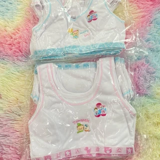 เสื้อซับในเด็กครึ่งตัวไม่มีฟองน้ำ คละสี คละลายทางร้านเลืกลายให้ 1แพ็คมีลายเดียวแบบสวม เนื้อผ้านิ่ม