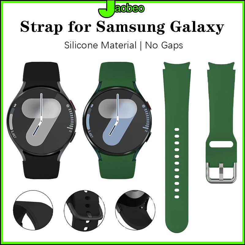 20 มม สายซิลิโคนกีฬา for Samsung Galaxy Watch Fe 7 6 5 4 44มิลลิเมตร40มิลลิเมตร5 Pro 6 4 Classic กันน้ำ มีหลายสีให้เลือก