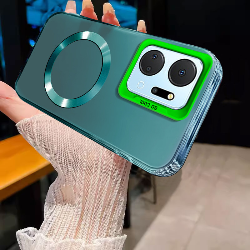 ปลอกสําหรับ VIVO Y76 5G แม่เหล็กไร้สายสีเงินเคสโทรศัพท์ดีไซน์ใหม่ SJSFDDR - รูปที่ 7