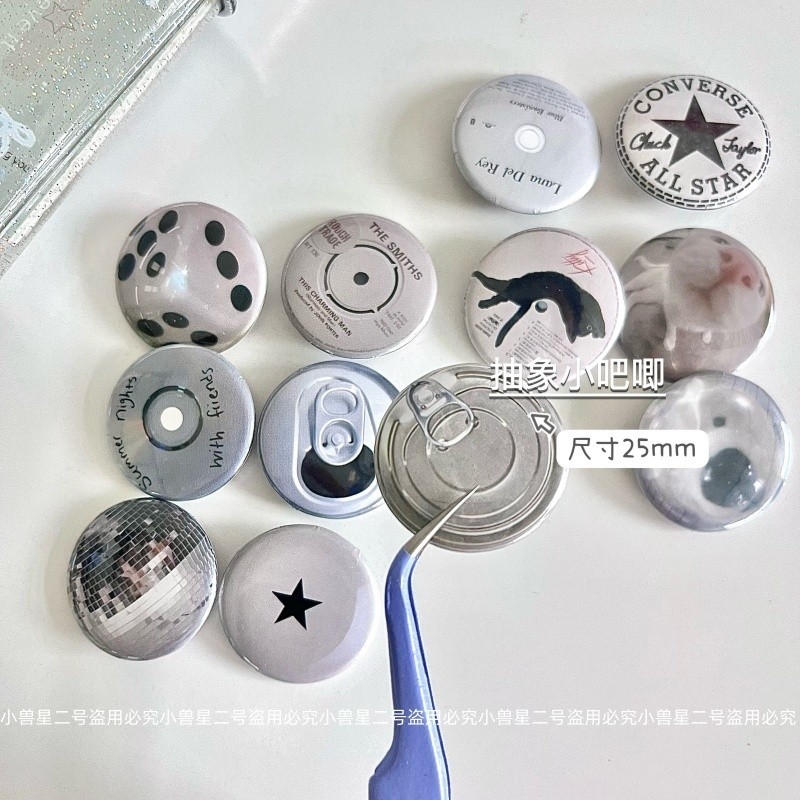 [Koo Ka]♥ High-value ญี่ปุ่นบทคัดย่อกระป๋องขนาดเล็กบาร์คู่มือตกแต่ง 25 มม.Mini Handbook Bars ป้ายน่ารัก