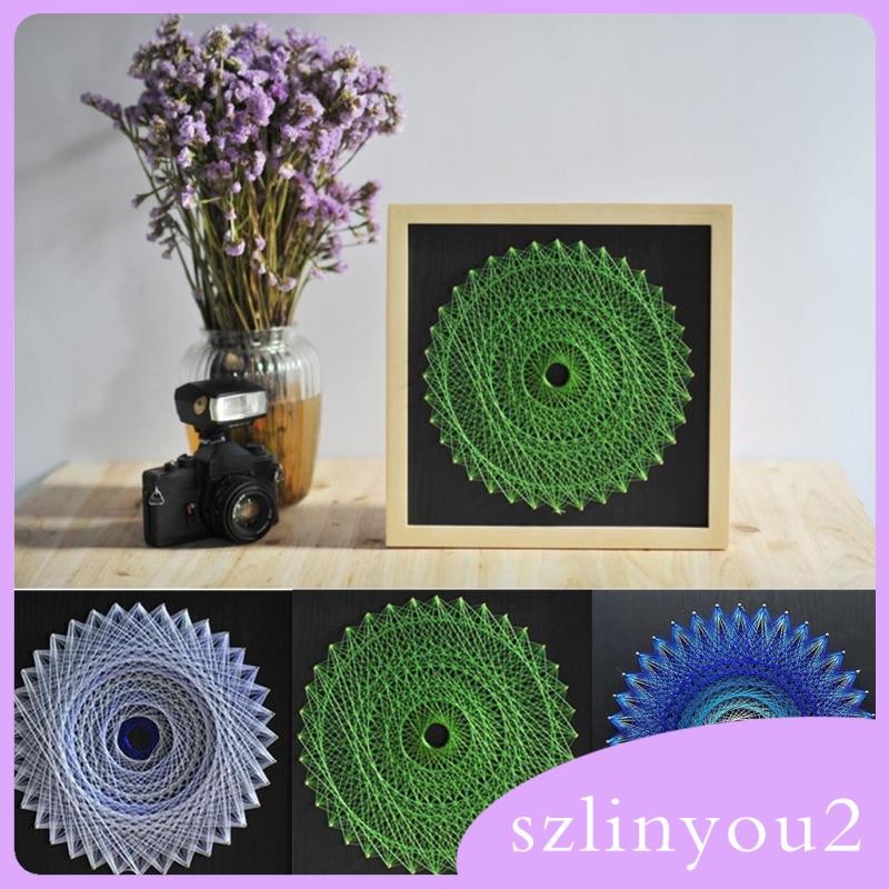 [szlinyou2] Creative Pin String Art String Art Kits for Kids Adult - Blue Birds Nest