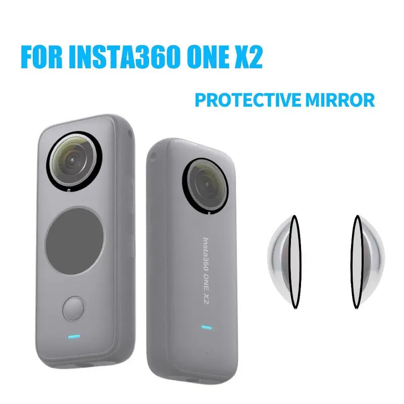 สําหรับ Insta360 ONE X2 เลนส์เหนียว Guards Dual-เลนส์ 360 Mod สําหรับ Insta 360 ONE X2 Protector อุปกรณ์เสริมใหม่
