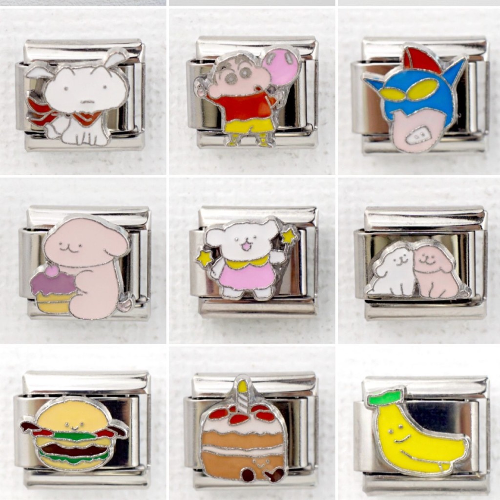 ใหม่สไตล์อิตาลีโมดูลสร้อยข้อมือชุดตัวการ์ตูนชุดการสร้างแบบจําลองเฉพาะโซ่ประกอบ