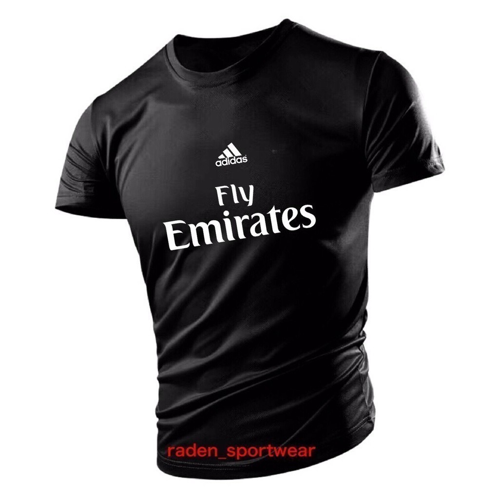 แฟชั่น 2025 Fly Emirates Microfiber Jersey / Jersi ไมโครไฟเบอร์ Fly Emirates Tshirt / ชุดไมโครไฟเบอร