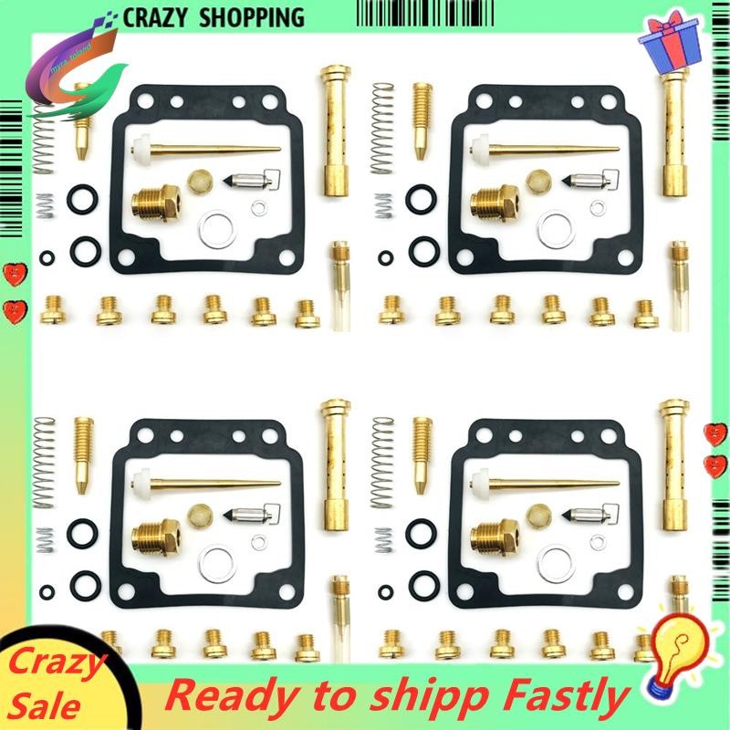 4 ชุดคาร์บูเรเตอร์ Rebuild Kit สําหรับ XJ750 XJ 750 1982- Carburador ชุดซ่อมอะไหล่