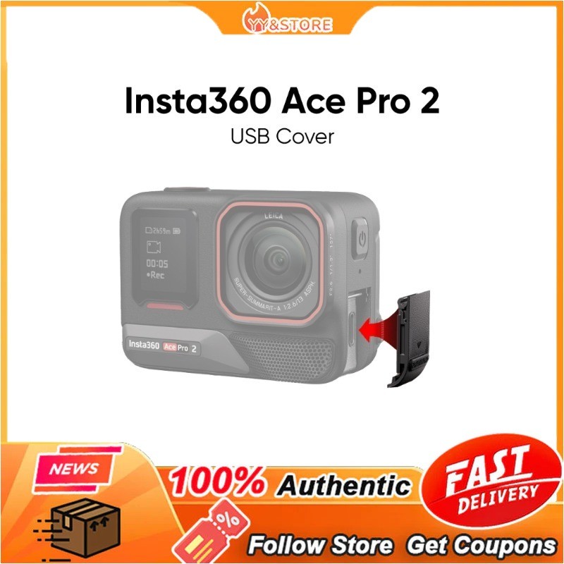 ต้นฉบับใหม่Insta360 Ace Pro 2 ฝาครอบ USB เหมาะสําหรับอุปกรณ์เสริม Ace Pro 2/Ace Pro