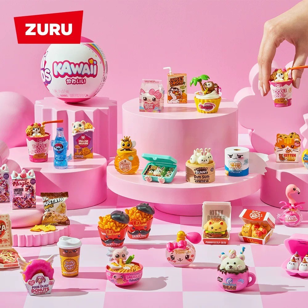 ZURU Mini Brands Kawaii Series Japanese Themed Capsule Surprise Ball ของเล่นสะสม