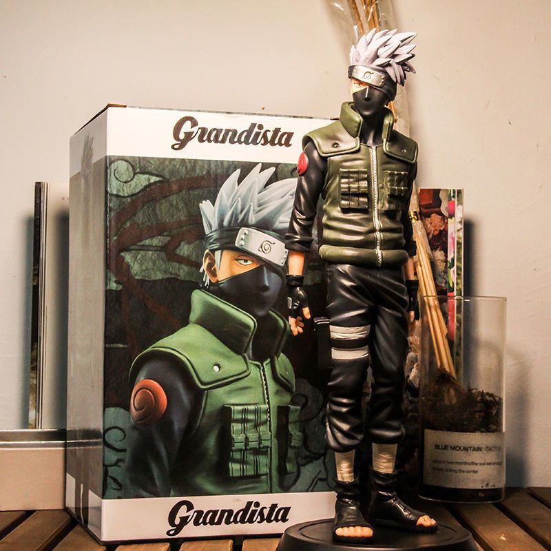 Naruto Large Set Stand Figure Kakashi GR Sixth Generation Hokage Hatake Kakashi Model Figurine Gift
