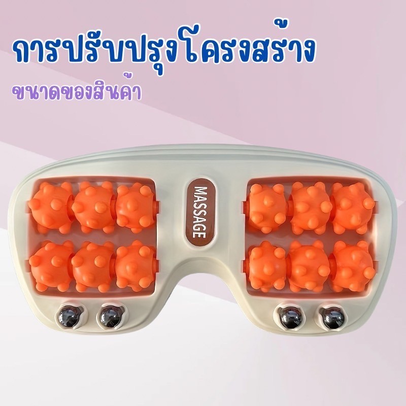 แผ่นนวดเท้าชีริชแบบม้วนได้ ดีไซน์ทันสมัย ใช้กดจุดผ่อนคลายที่บ้านหรือออฟฟิศ EX0025PU ราคา ถูกที่สุด ดีลบีเคเค แกลเลอรีภาพที่ 3