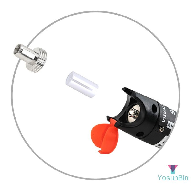 YosunBin] 3 ชุดคุณภาพสูงไฟเบอร์ออปติก Visual Fault Locator เซรามิคหลอดและหัวโลหะอะไหล่อุปกรณ์เสริมใหม่