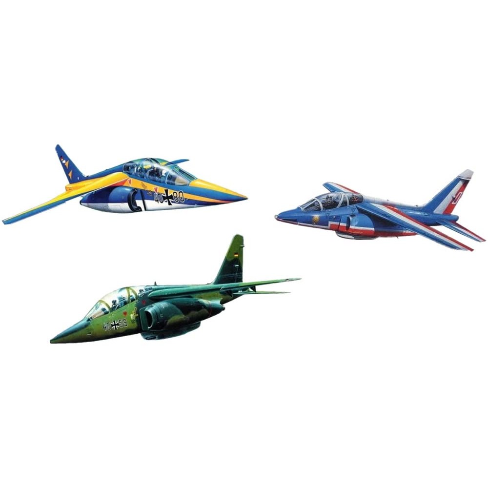 Revell 1/144 Alpha Jet 50th  3-Plane Set Plastic Model 03810