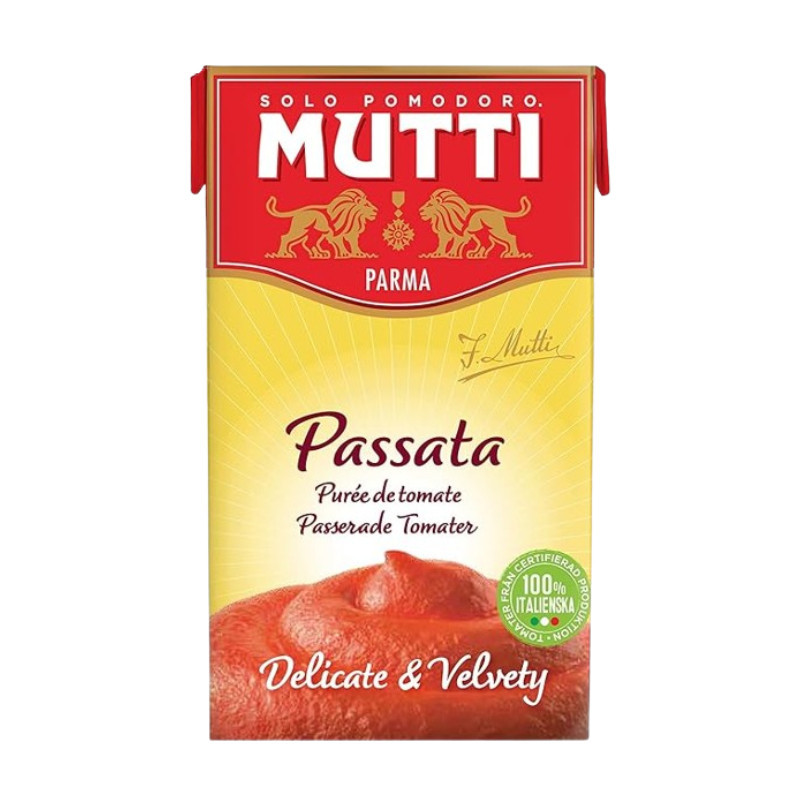มัตติ ซอสมะเขือเทศบด 500 กรัม - Passata Tomato Puree 500g Mutti brand