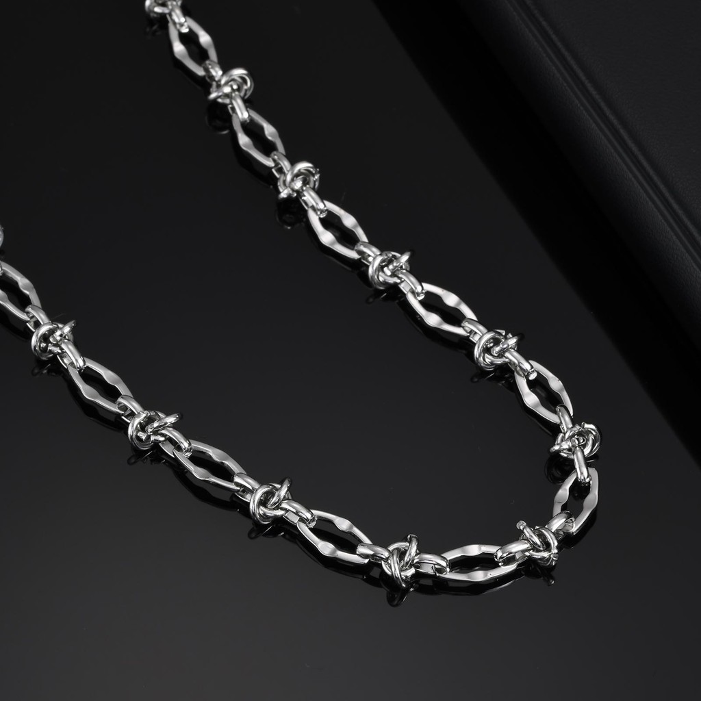 Vnox قلادة سلسلة معقودة ستانلس — صورة 6