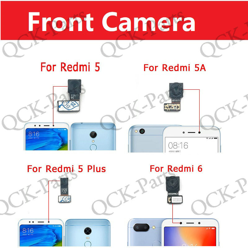 กล้องด้านหน้าสําหรับ Redmi 9 9A 9C 9T 5 Plus 5A 6 6A 7 7A 8 8A Selfie Frontal กล้องโมดูล Facing ดูอะไหล่