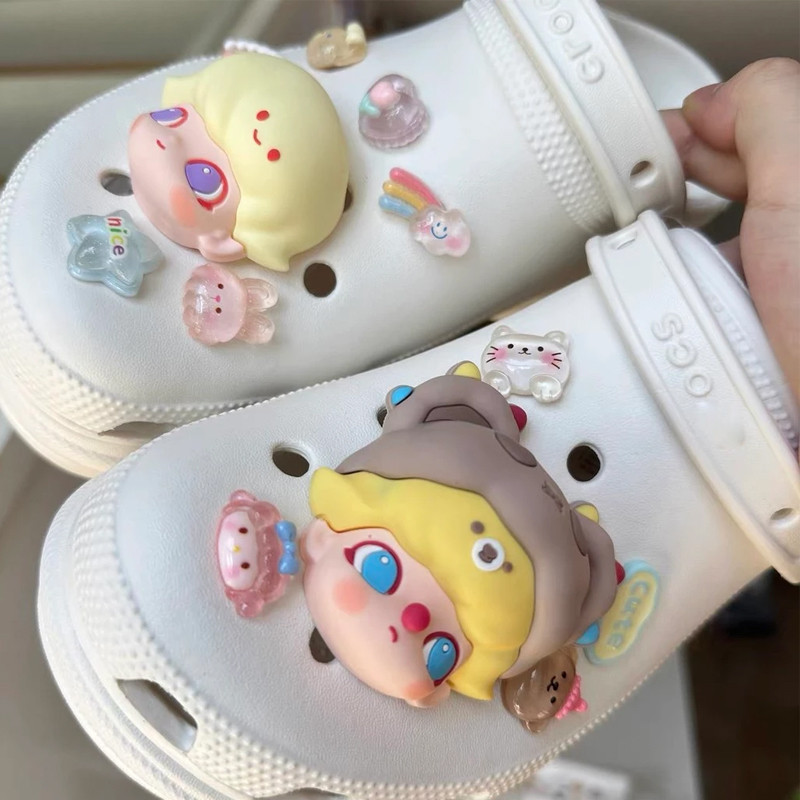Dimoo Shoe Buckle , อุปกรณ์เสริมรองเท้าการ์ตูนน่ารัก , การตกแต่งรองเท้า DIY 3D สําหรับ Crocs - รูปที่ 2