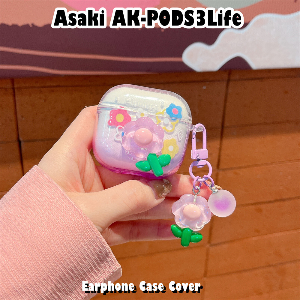 READY STOCK!นําไปใช้กับ Asaki AK-PODS3Life เคส Case เคสหูฟัง การ์ตูนน่ารัก ซิลิโคนนุ่ม เคส เคสหูฟัง