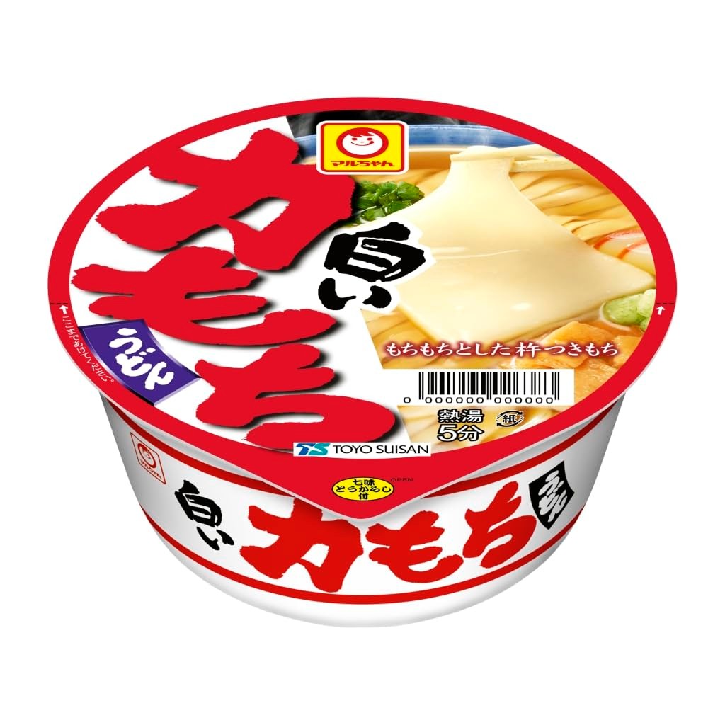 Maruchan White Energy Mochi Udon (109g x 12 pieces) Cup Noodles Udon (Pounded Mochi / Sliced Fried T
