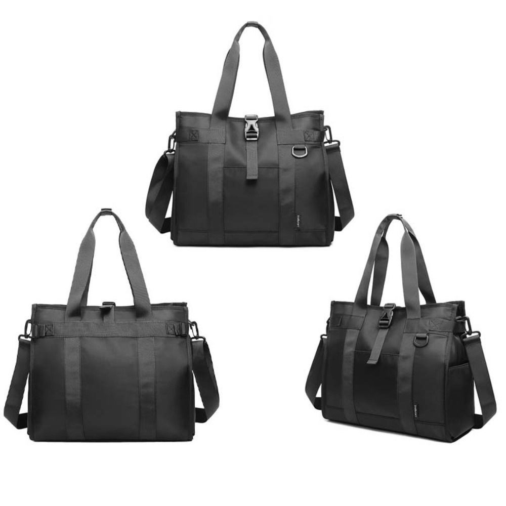 TWINKLE Oxford Briefcase,Multi-functional Solid Color Oxford Crossbody Bag, Stylish Waterproof Large Capacity Portable Men Handbag College Student - รูปที่ 6