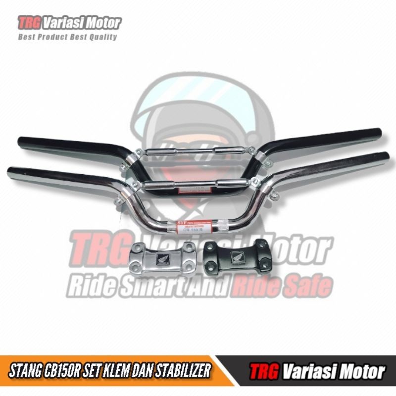 CB150R ชุดกันโคลงแฮนด์และแคลมป์แฮนด์ Cb150 เก่าคุณภาพสูง TRG 2 สี Variants PNP สําหรับ CB150R Tiger 