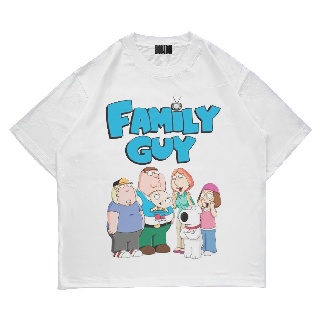 FAMILY GUY 4 เสื้อยืด VINTAGE OVERSIZE COMBED 24S