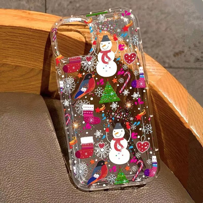 ฤดูหนาวเกล็ดหิมะคริสต์มาสเคสโทรศัพท์สําหรับxiaomi Redmi 13C 12 12C 4G Redmiหมายเหตุ13 11 12 PRO Plus 5G 13 4G 12S 11S 10S 10 PRO 9S 4G K60ซิลิโคนClear Soft Anti-Drop Cover