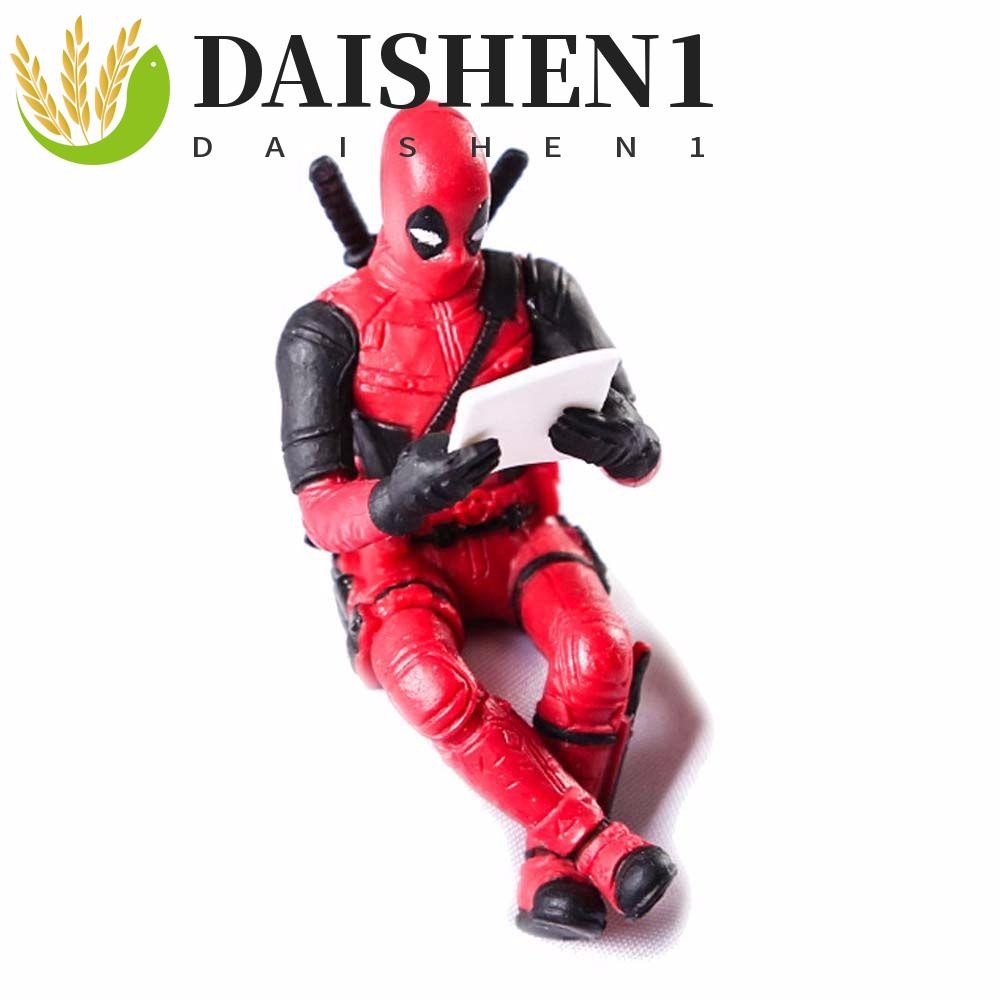 Daishen1 โมเดลฟิกเกอร์ Deadpool ซุปเปอร์ฮีโร่ มาร์เวล ซูเปอร์ฮีโร่ ของขวัญ สําหรับตกแต่งโต๊ะ เก็บสะสม