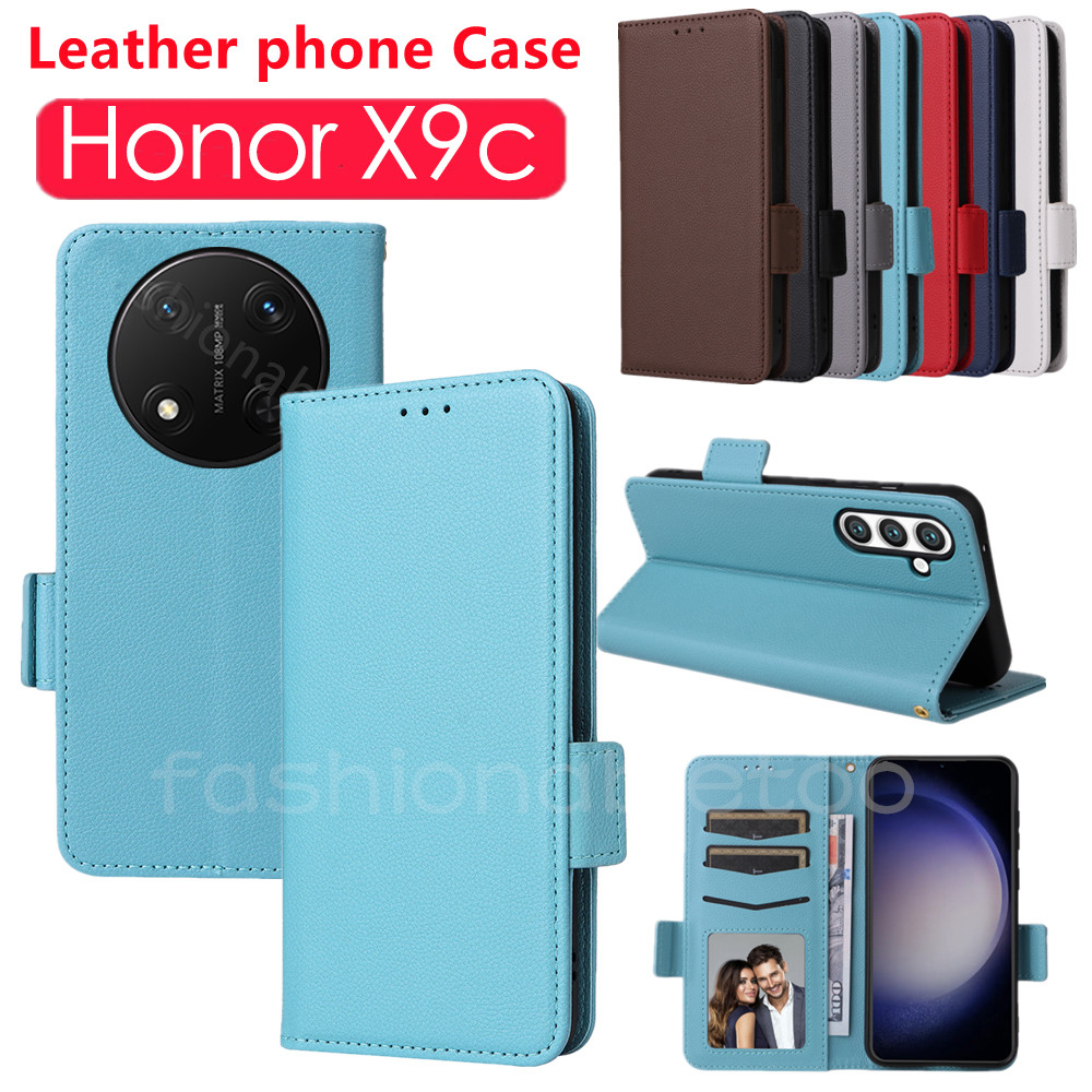 Flip หนังเคสโทรศัพท์สําหรับ Honor X9C X9B X9A X8B X8A X7C X7B X7A X6B X6A X 9C X 7C X 9B X 8B HonorX