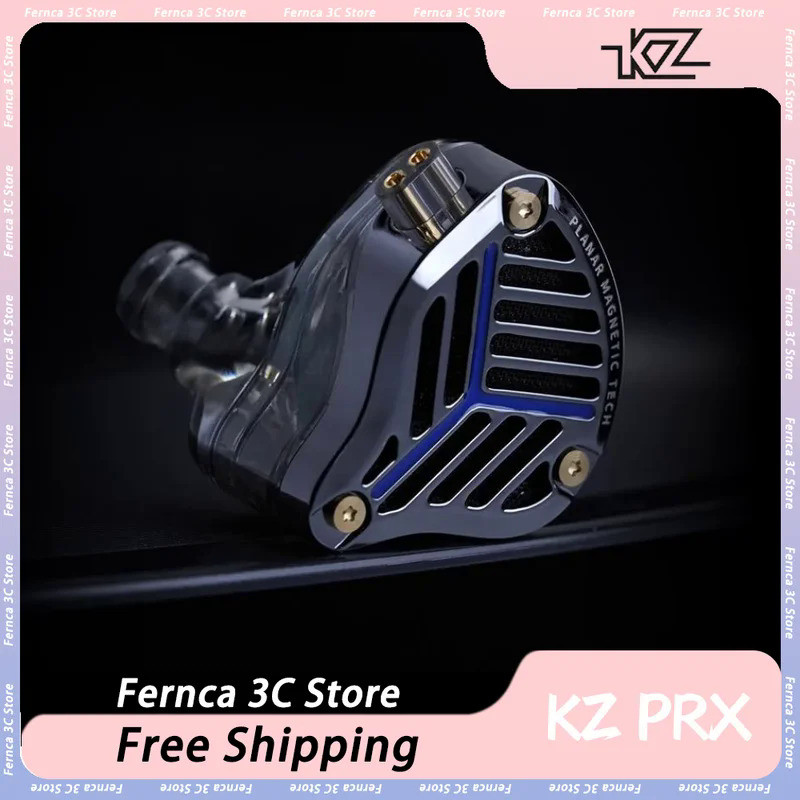 KZ PRX In Ear Wired Earphones Planar Driver Music Headphones Dynamic Coil HiFi Bass Monitor Earbuds 