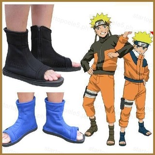 Sta5 Japanese Anime Naruto: Shinobi / Ninja Shoes Uchiha Sasuke Cosplay Costume Halloween Show Party Prop