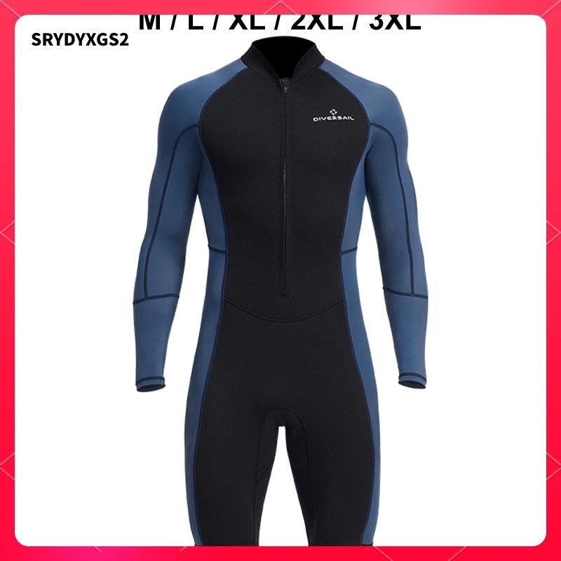 [Srydyxgs2] Neoprene 1.5mm Men Wetsuit Shorty ชุดดําน้ํากางเกงขาสั้นแขนยาว