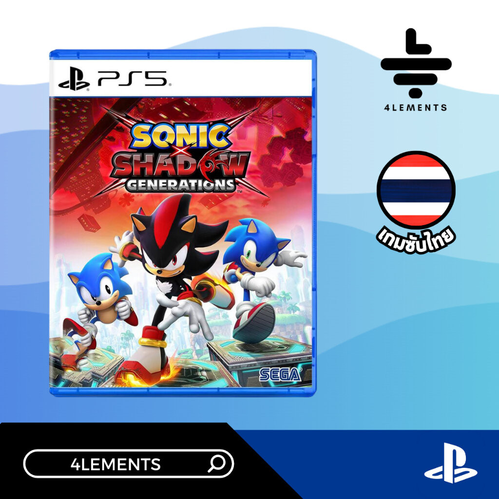 (พร้อมส่ง) PS5 SONIC X SHADOW GENERATIONS (ENG/TH) (GAME)