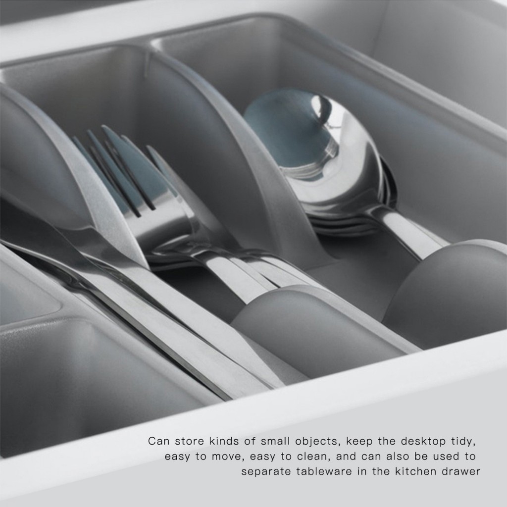 GlobalHouse GOME ถาดใส่ช้อนส้อม 26x31x5ซม. PRO KITCH 07 สีเทาเข้ม สินค้าของแท้คุณภาพดี