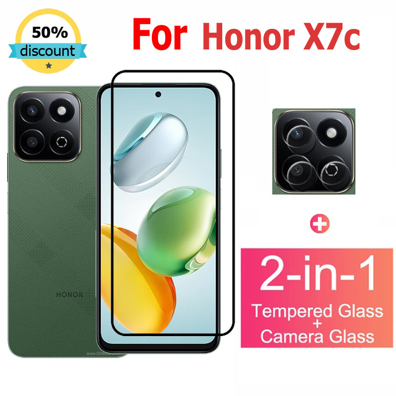 ฟิล์มกระจก Honor X7c กระจกนิรภัย HD ป้องกันหน้าจอ สำหรับ Honor 100 200 X9b X9a X8b X7b 90 70 50 Pro 