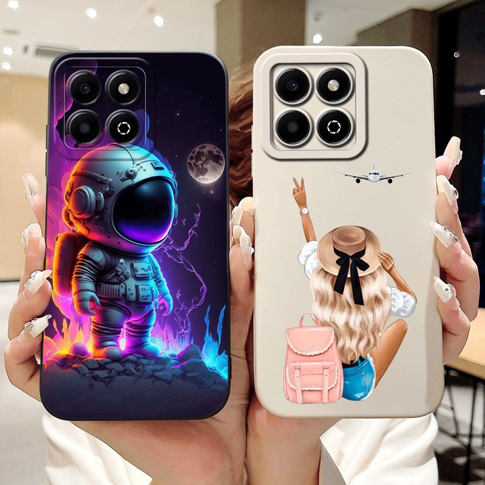 เคสโทรศัพท์ Honor X6b เคสแฟชั่นน่ารักดอกไม้แมวนักบินอวกาศซิลิโคน JDY-LX1 JDY-LX2 ฝาหลัง ราคา ถูกที่สุด ดีลบีเคเค แกลเลอรีภาพที่ 4